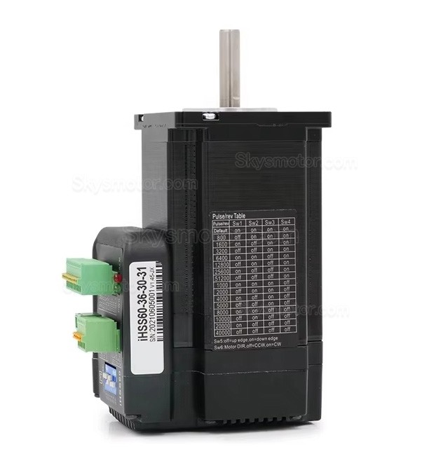 JMC NEMA 23 一体型クローズドループステッピングモーター IHSS60-36-30-30/31/SC 1.8度 3Nm 5A 36V 2相