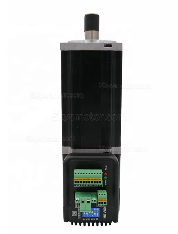 Nema 23 一体型サーボモータ、集積式AC サーボモーター JMC iHSV60-30-40-48-SC 400W 48V 1.27N.m 3相 3000RPM ブレーキ付き