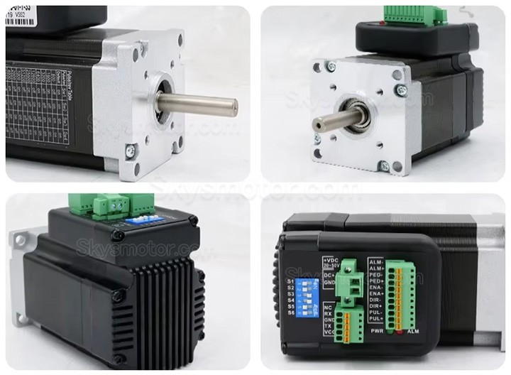 Nema34 一体型サーボモータ、集積式AC サーボモーター JMC iHSV86-30-44-48 440W 48V 1.4N.m 3000RPM