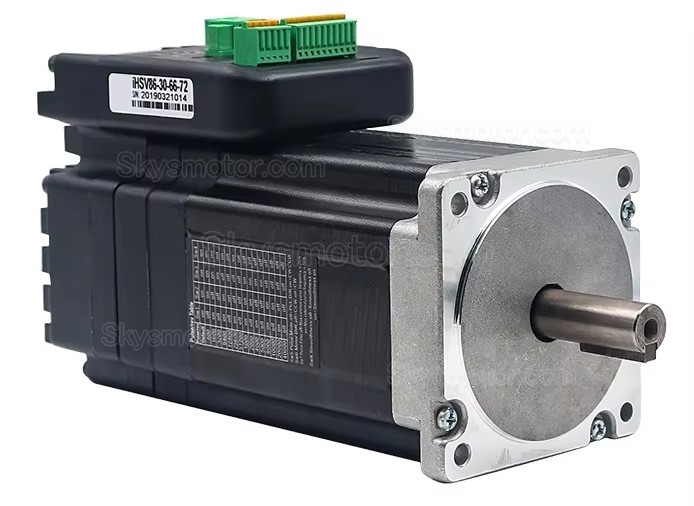 NEMA 34 一体型サーボモータ、集積式AC サーボモーター JMC iHSV86-30-66-72 660W 2.03N.m 3000RPM 72V 13.1A 86x86mm