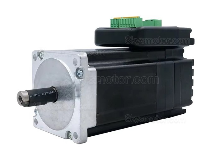 NEMA 34 一体型サーボモータ、集積式AC サーボモーター JMC iHSV86-30-66-72 660W 2.03N.m 3000RPM 72V 13.1A 86x86mm