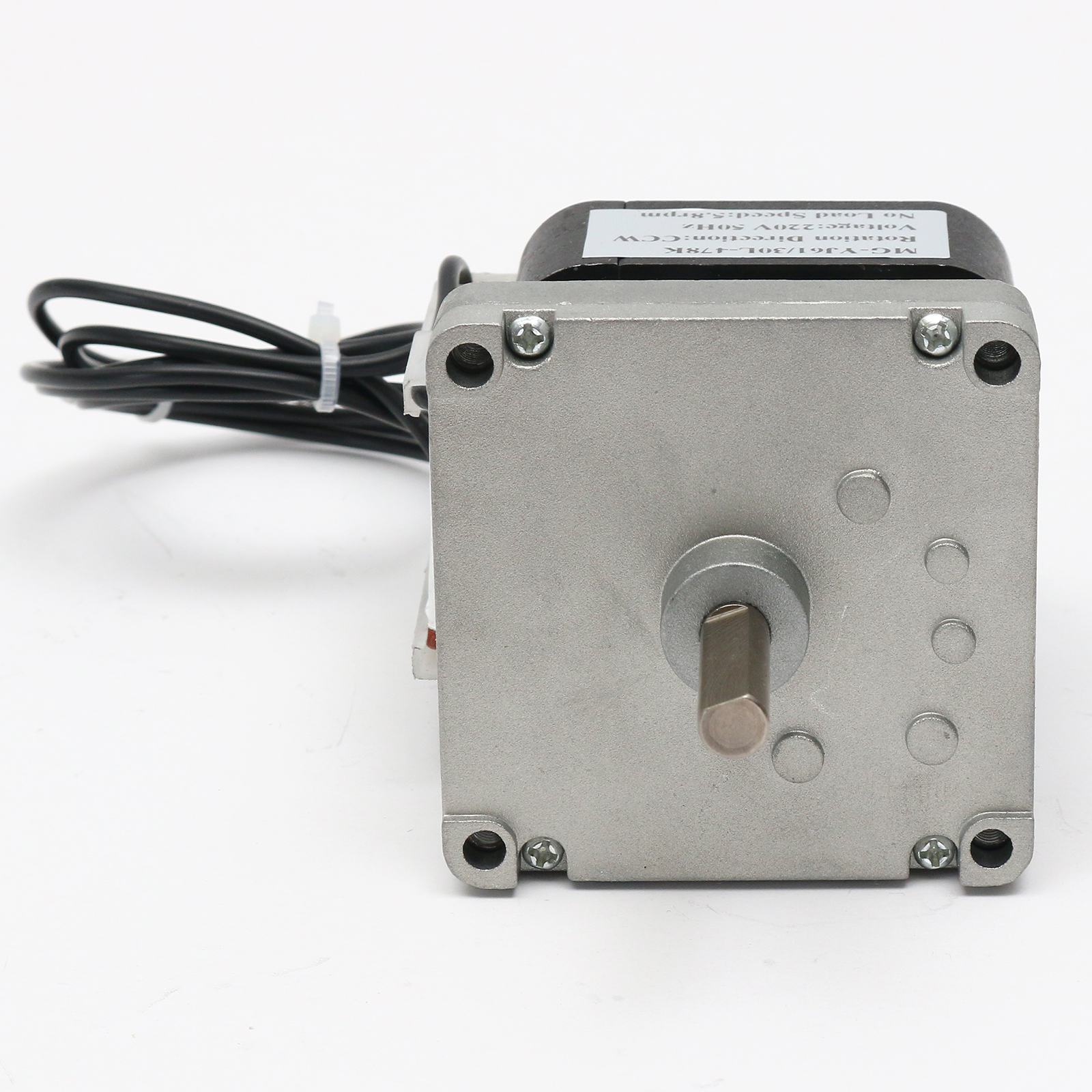 クマトリモーター (隈取り モーター) MG-YJ61 AC 110/220V ギア比 13:1 - 718:1 スパーギアボックス付き