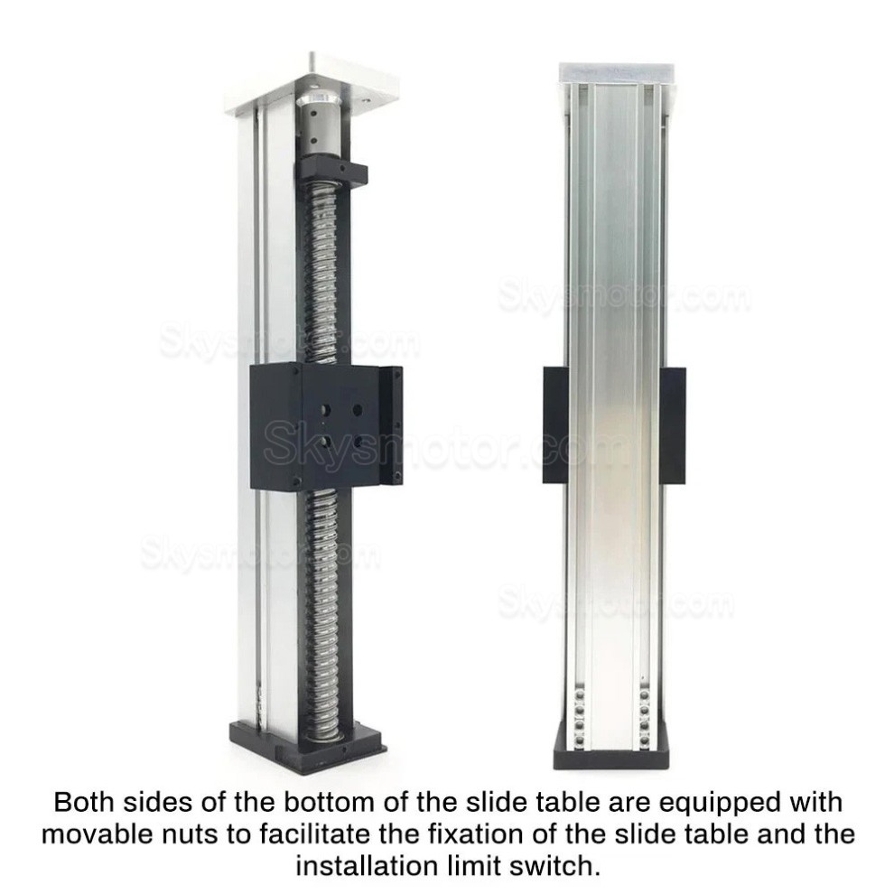 完全密閉型 X軸電動リニア ステージ QMF40 ステッピングモーターとドライバー付きボールねじスライドテーブル