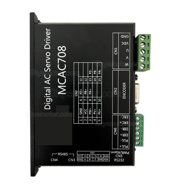 DCサーボモーター用デジタルDCサーボドライバーMCAC708 10A 24-50V