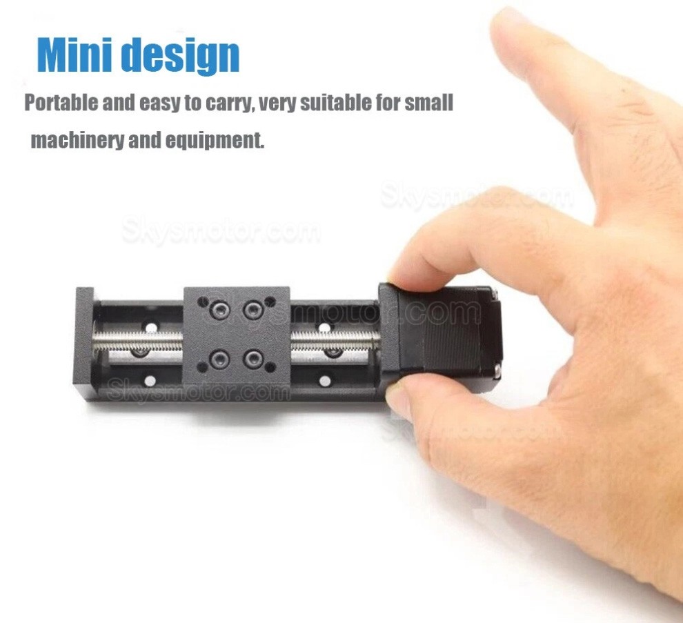 CNC台形ねじスライドテーブルOSP001607電動リニアステージ（Nema 11ステッピングモーター付き）