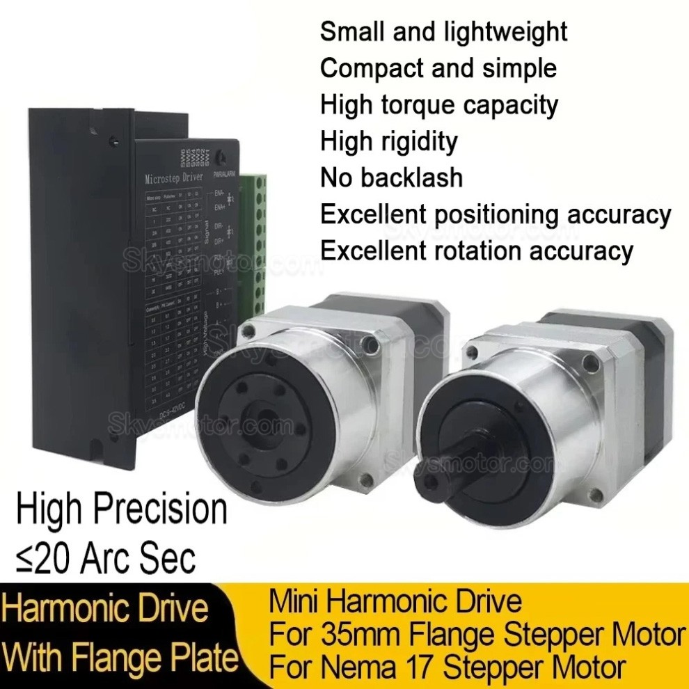 MINIS/MINIFシリーズ ハーモニックドライブギアボックス比 30:1/50:1/100:1