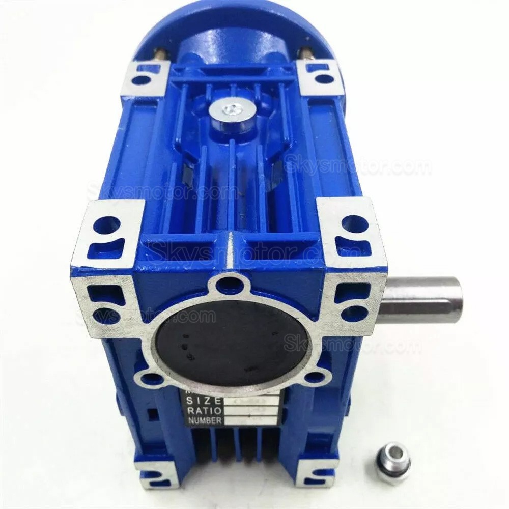 NMRV050 80B14 丸型ウォームギアボックス減速機 ギア比 10:1/15:1/20:1/25:1/30:1/50:1/60:1/80:1/100:1 入力ボア 19mm