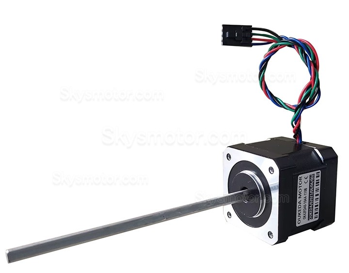Oukeda Nema 17 ノンキャプティブステッピングモーター OK42FD40104A-110B 1.8度 49Ncm リードスクリュー 110mm