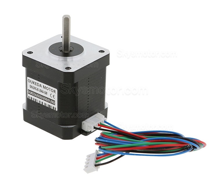 Oukeda Nema 17 高温ステッピングモーター OSP001461 1.8度 60Ncm 絶縁クラスB 180℃