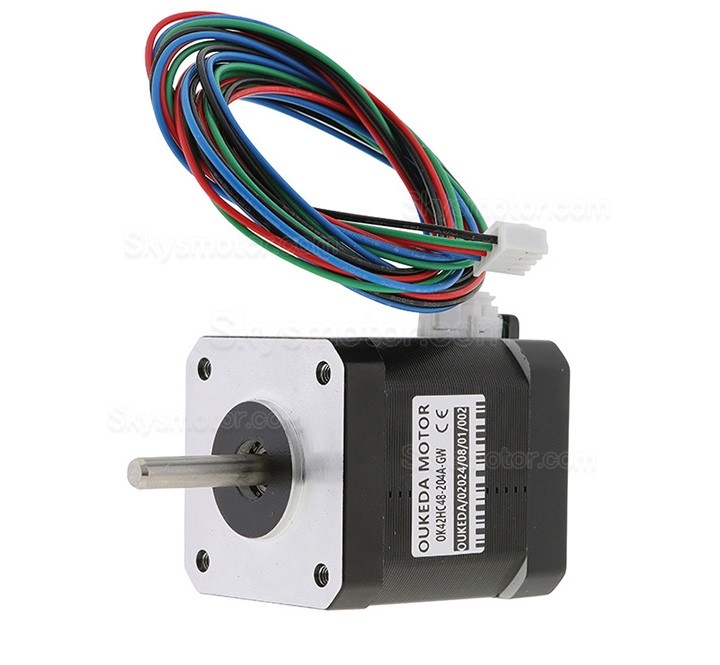Oukeda Nema 17 高温ステッピングモーター OSP001461 1.8度 60Ncm 絶縁クラスB 180℃
