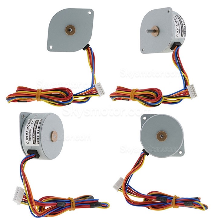 Oukeda PM42 永久磁石ステッピングモーター OK42PM22-0186A-C1 7.5度 4.90Ncm 12V 6線