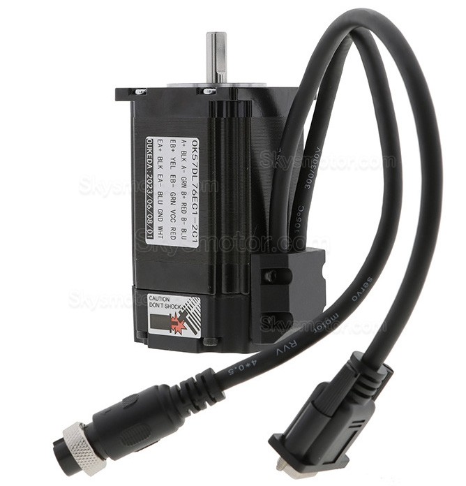 Oukeda NEMA 23 クローズドループステッピングモーター OK57DL76EC1-2C1 1.8度 2.0 Nm