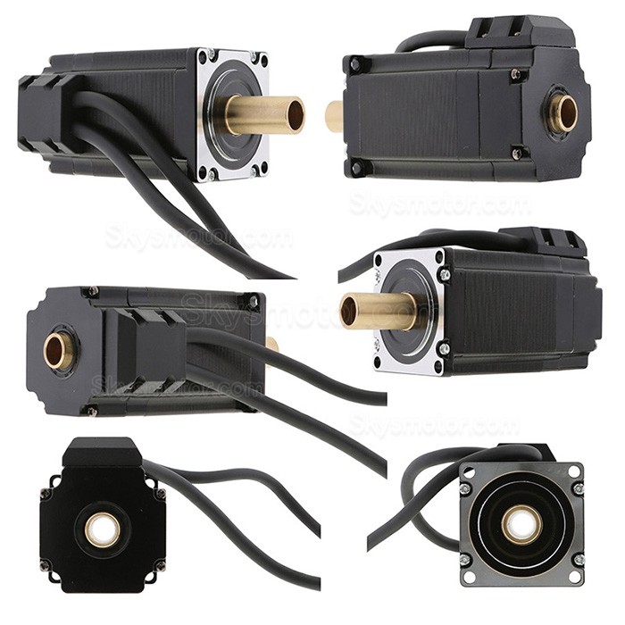 Nema 23 中空ステッピングモーター OK57DL76EC1-B-NK30 バイポーラ 1.8度 1.89Nm 4.2A 2.52V デュアルシャフト