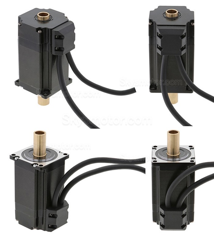 Nema 23 中空ステッピングモーター OK57DL76EC1-B-NK30 バイポーラ 1.8度 1.89Nm 4.2A 2.52V デュアルシャフト