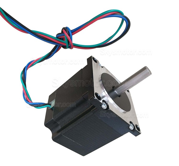 Oukeda NEMA 23 ステッピングモーター OK57STH56-2804AD8-32 1.8度 12.35Ncm 2相 Dカット