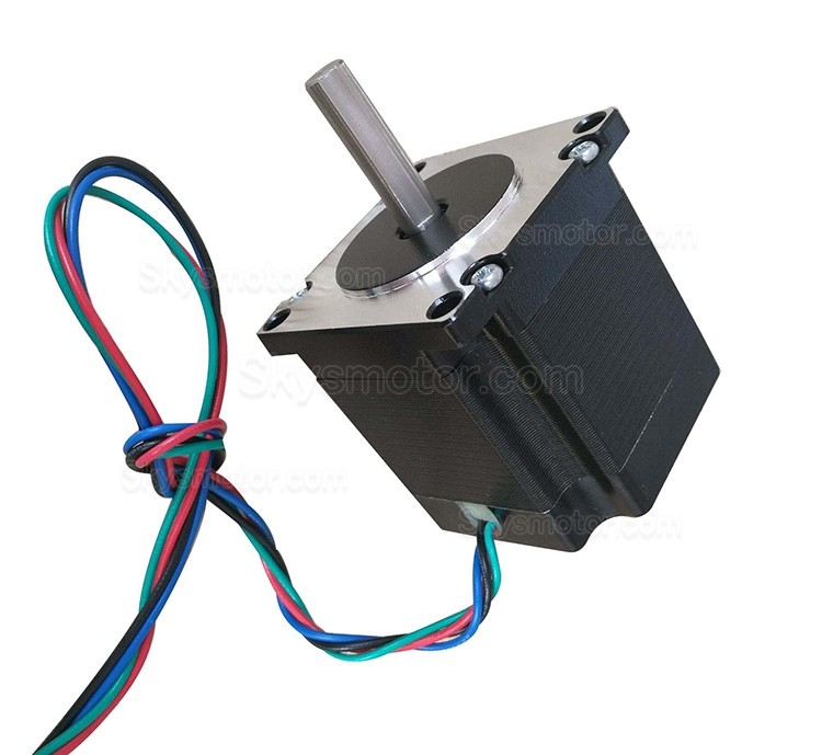 Oukeda NEMA 23 ステッピングモーター OK57STH56-2804AD8-32 1.8度 12.35Ncm 2相 Dカット