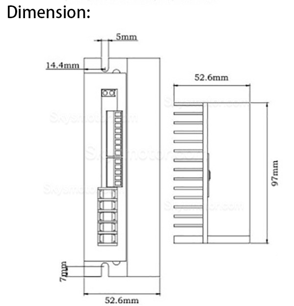 48V ブラシレスDCモーター＆BLDCドライバーキット OK60BLS108-430-30J5+OK3BL30ZR 300W 95.55Ncm 3000RPM 3相 50x50x108mm