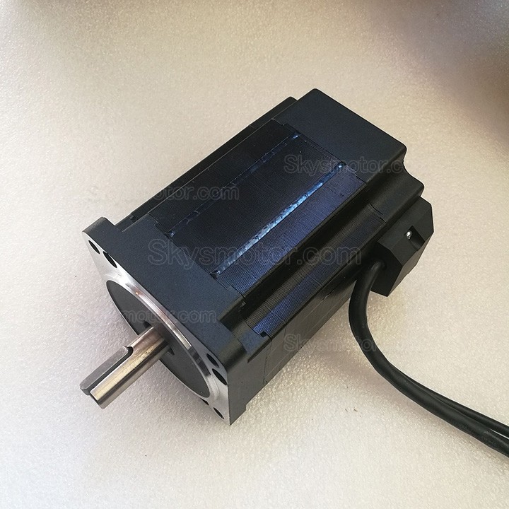 24V ブラシレスDCモーター OK86BLS130-430 270Ncm 850W 3500RPM 3相 86x86x130mm