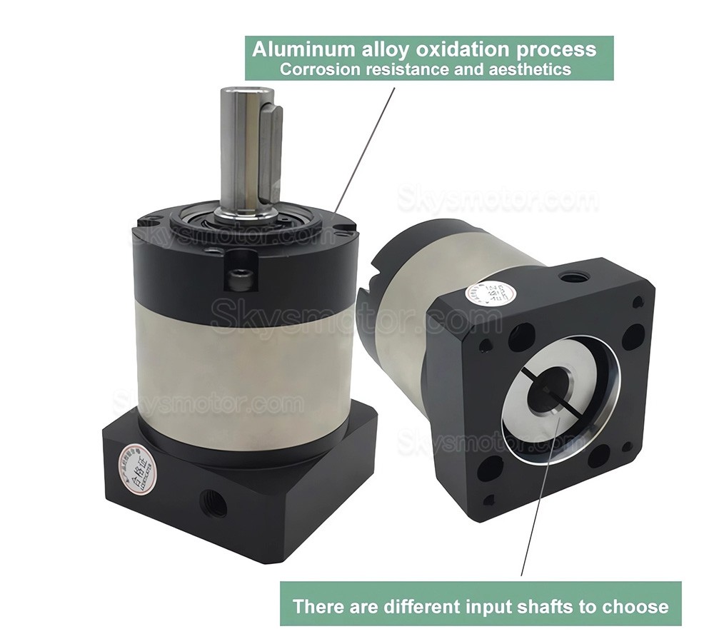 PLE090シリーズ Nema 34 遊星ギアボックス ギア比 3:1 - 100:1 NEAM34 ステッピングモーター、80mm / 90mm サーボモーター用