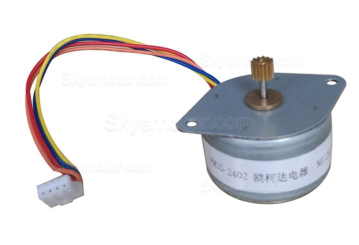 Oukeda PMステッピングモーター OSP001469 7.5度 2.45Ncm 12V 2相 Φ35 mm プリンター用