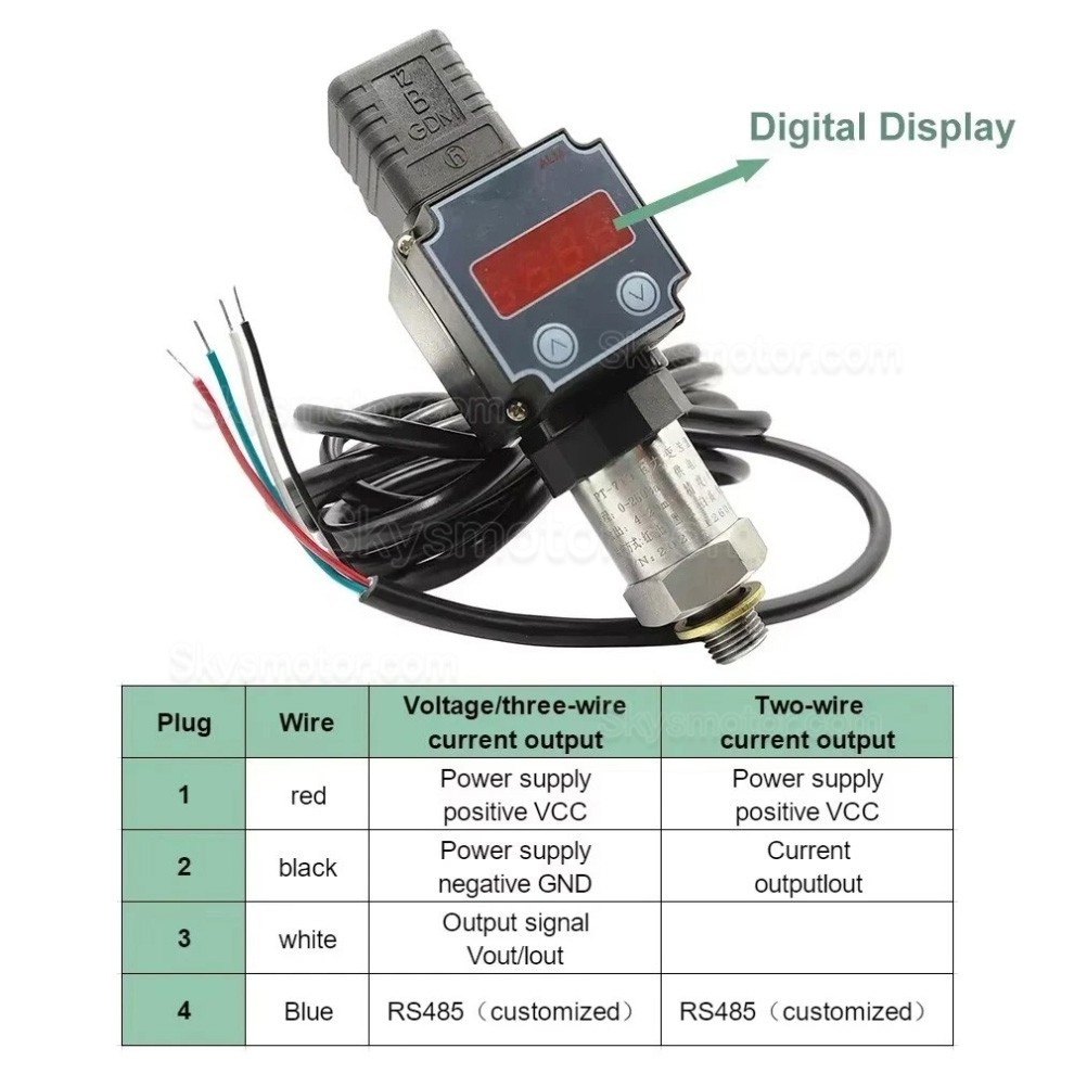 産業用油圧センサー PT-719 圧力トランスミッター 0-10V 4-20mA IP65