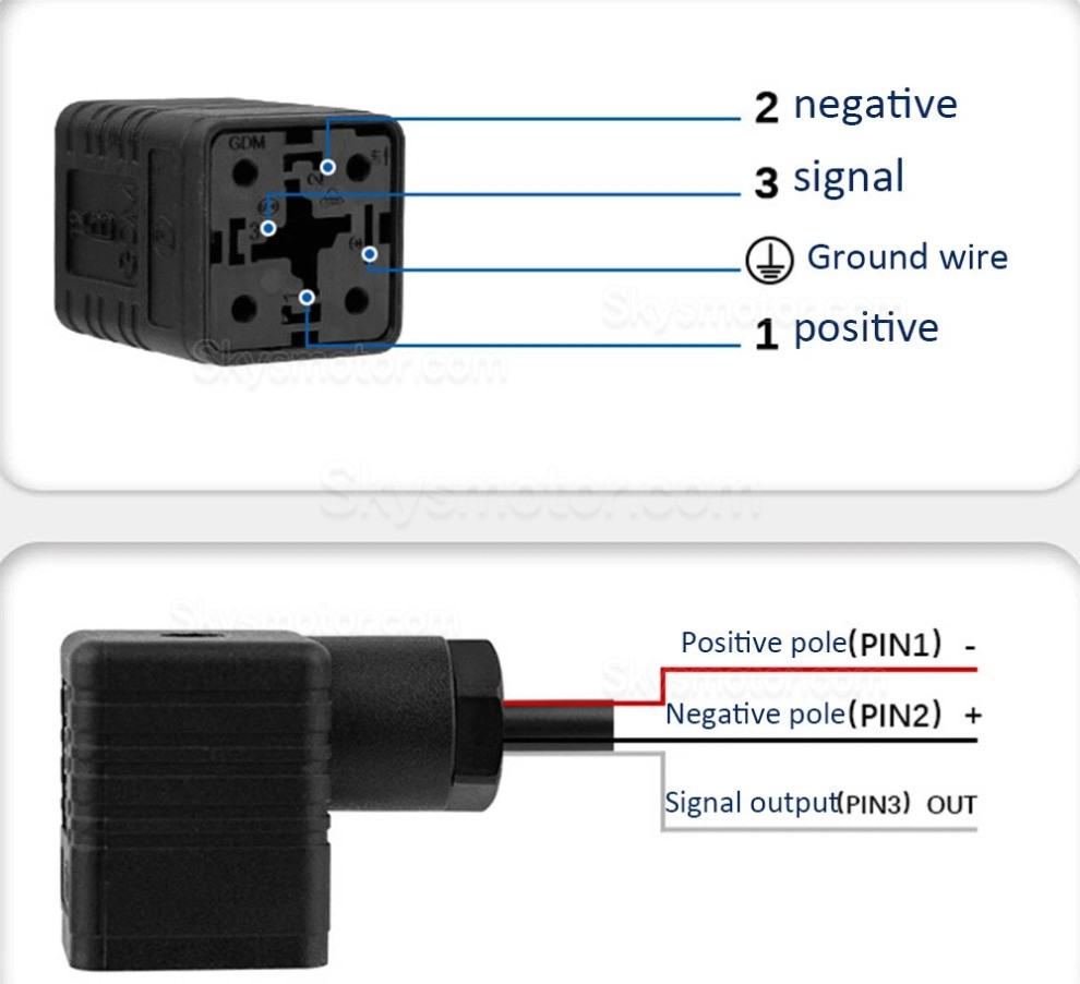産業用油圧センサー PT-719 圧力トランスミッター 0-10V 4-20mA IP65