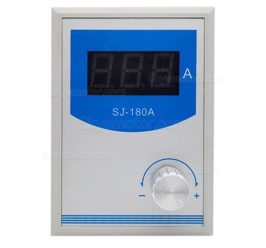 手動テンションコントローラー SJ-180A 24V 0-4A (パウダ クラッチ ブレーキ用) 手動テンションコントローラー SJ-180A 24V 0-4A (パウダ クラッチ ブレーキ用)