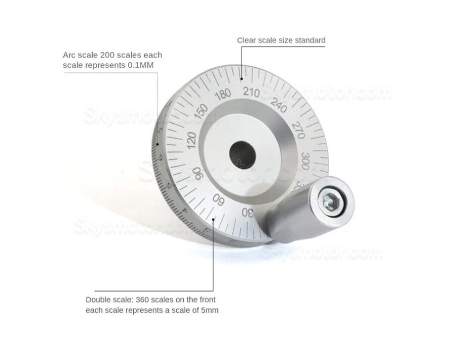 小型 手動 X軸ステージ SXG5080 手動ダブルガイドボールねじスライドテーブル（ハンドホイール付き）