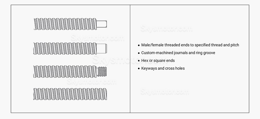 NEMA 11 エクスターナルリニアステッピングモータ 1.0A 11E18S1004FD5-150RS 0.12Nm ねじリード 1.27mm(0.05